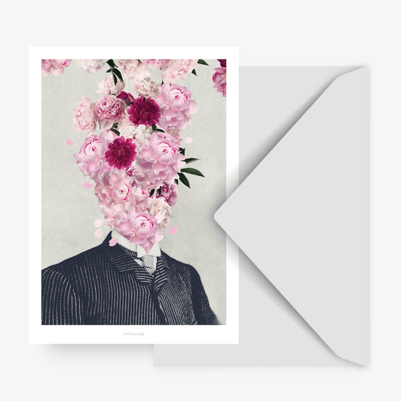 Flowerhead Gratulasjonskort