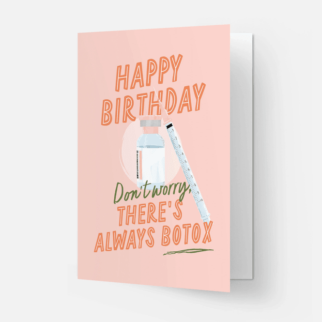 Hovedbilde Happy Bday Botox Gratulasjonskort