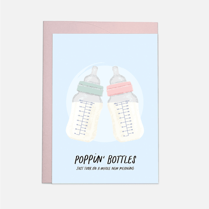 Hovedbilde Poppin´ Bottles Gratulasjonskort