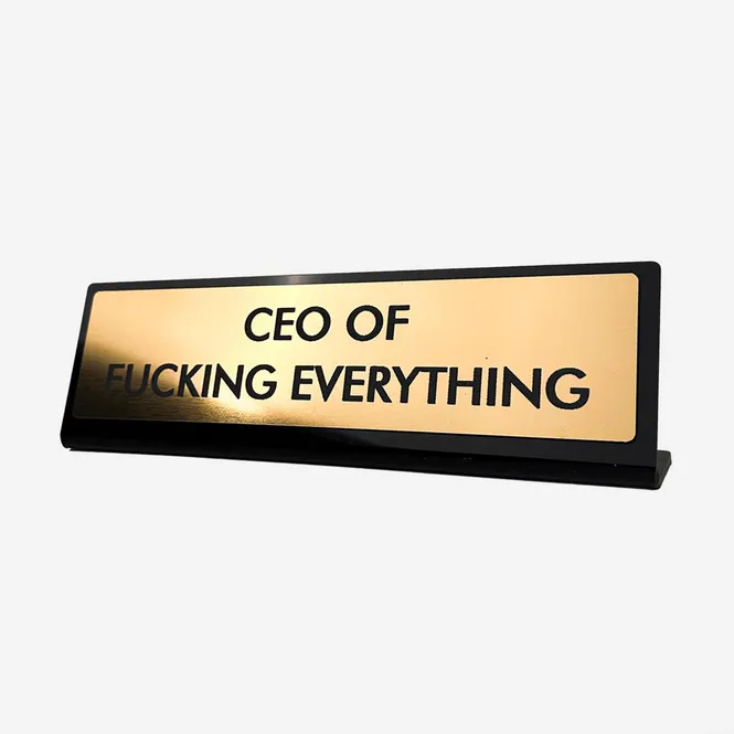 Hovedbilde CEO Of Everything Kontorskilt