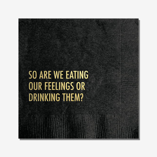 Hovedbilde Drinking Our Feelings? Servietter