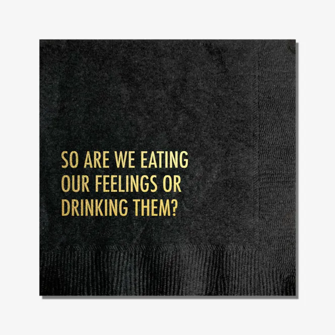 Hovedbilde Drinking Our Feelings? Servietter
